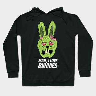 Real man love bunnies Hoodie